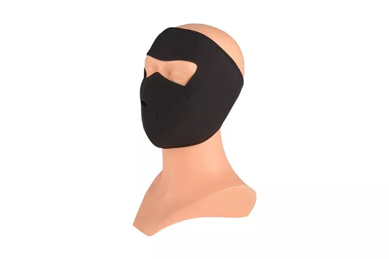Volledig neopreen masker Zwart