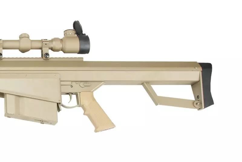 Fusil de airsoft visor y bípode SW-02A - color canela