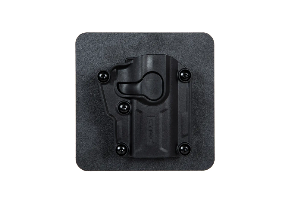 Universal Mega-Fit holster on a Velcro panel (MagicPlate)