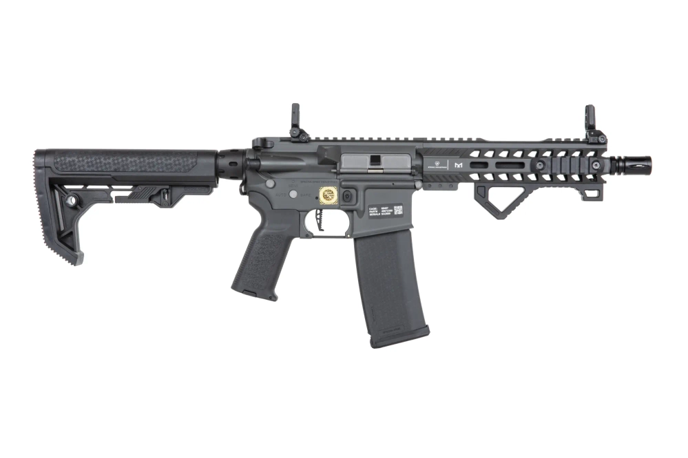 Airsoft geweer Specna Arms RRA SA-P17 Prime™ Light Ops Stock Aster II ETU met brushless motor Grijs
