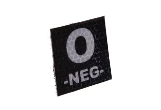 Parche IR con grupo sanguíneo: 0 NEG