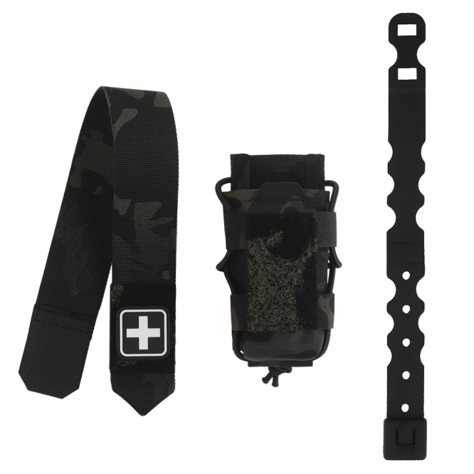 Wosport BP-137 MC Black taktické stázové pouzdro