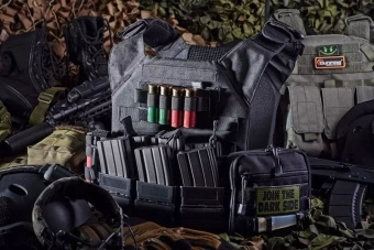 Sticker Shotgun Pouch - Tan