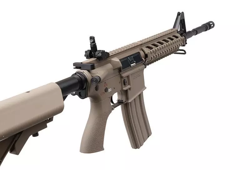 Airsoftová zbraň puškaka GC16 Raider-L - tan