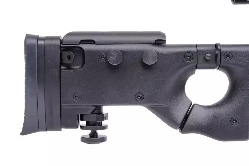 MB08A sniper rifle replica - with scope and bipod - black