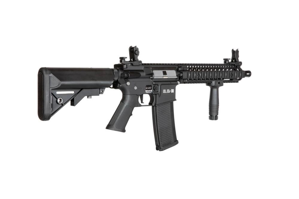 Replika karabinka Daniel Defense® MK18 SA-E19 EDGE 2.0™GATE ASTER - czarna