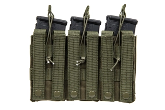 Driedubbele open lader voor M4/M16 magazijnen Specna Arms Olive