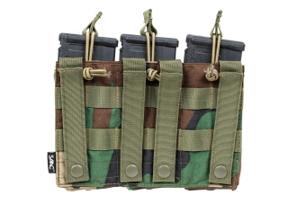Drievoudige open lader voor M4/M16-magazijnen Specna Arms Tactical Woodland