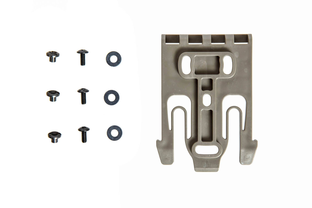 Klamra Quick Release do kabur i ładownic - tan