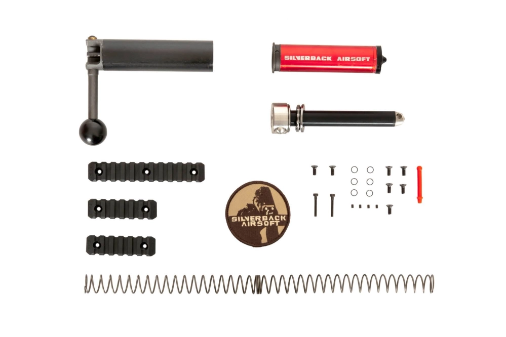 Fusil de airsoft rifle de francotirador Desert Tech HTI .50 BMG - FDE