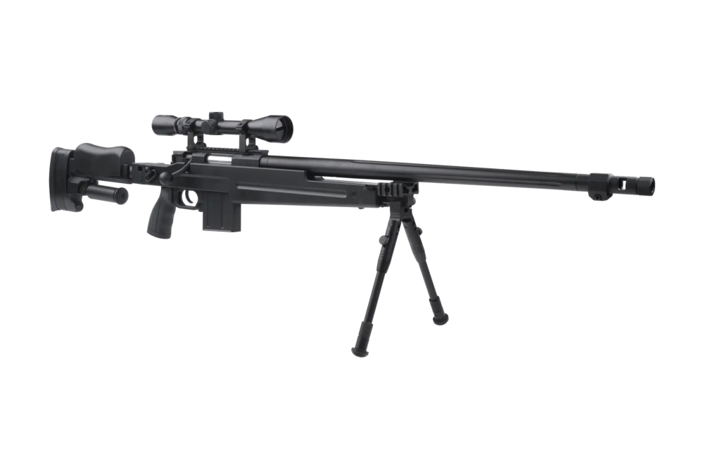 Airsoftová odstřelovací puška MB4414D - černá