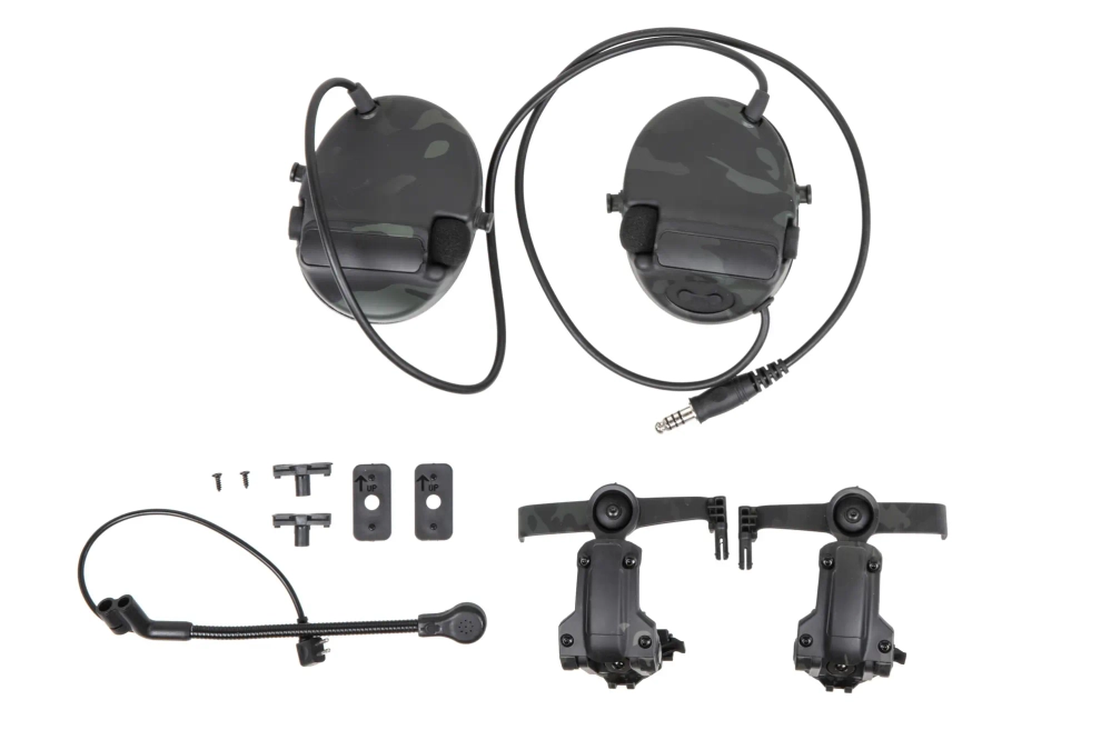 Protectores auditivos activos Wosport C5 HD-24 MC Negro
