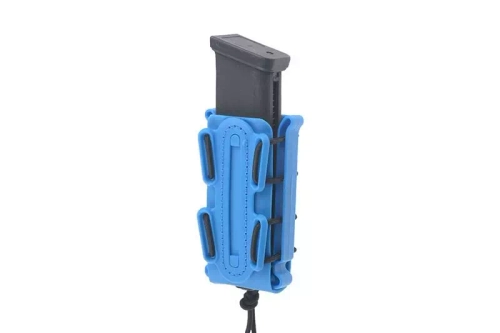 Ładownica softshell na magazynki pistoletowe - niebieska