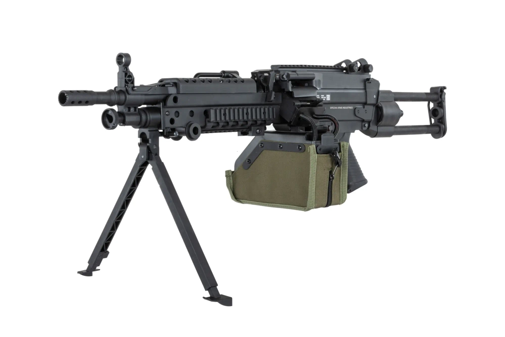 Karabin maszynowy ASG Specna Arms SA-F249 PARA FLEX GAT X-ASR Czarny (OUTLET)
