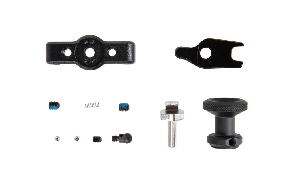 Levier de rechargement TTI Airsoft Type 2 élargi avec sélecteur de tir pour AAP01 Noir