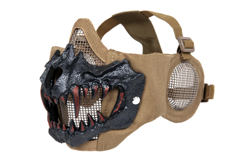 Stalker EVO PLUS Fangs Oorbeschermingsmasker Tan