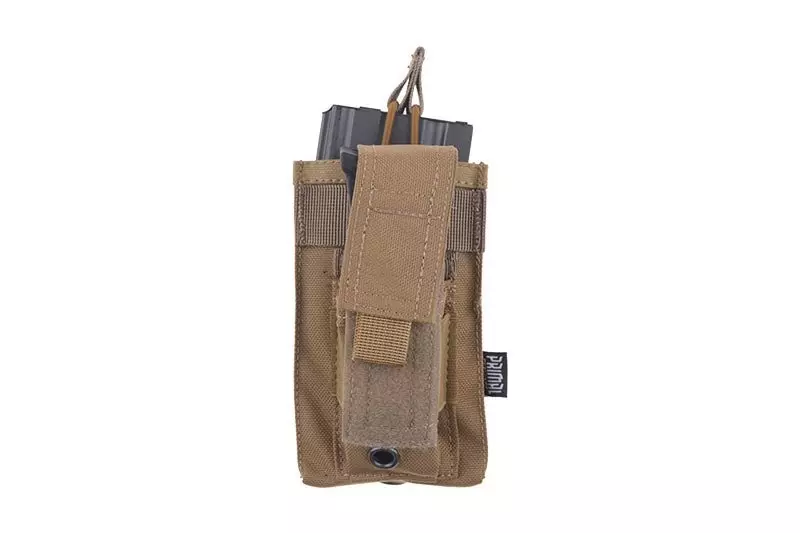 Open Top 1+1 Pouch - Tan