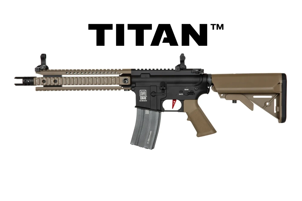 Replika karabinka SA-A01 ONE™ TITAN™ V2 Custom - Half-Tan