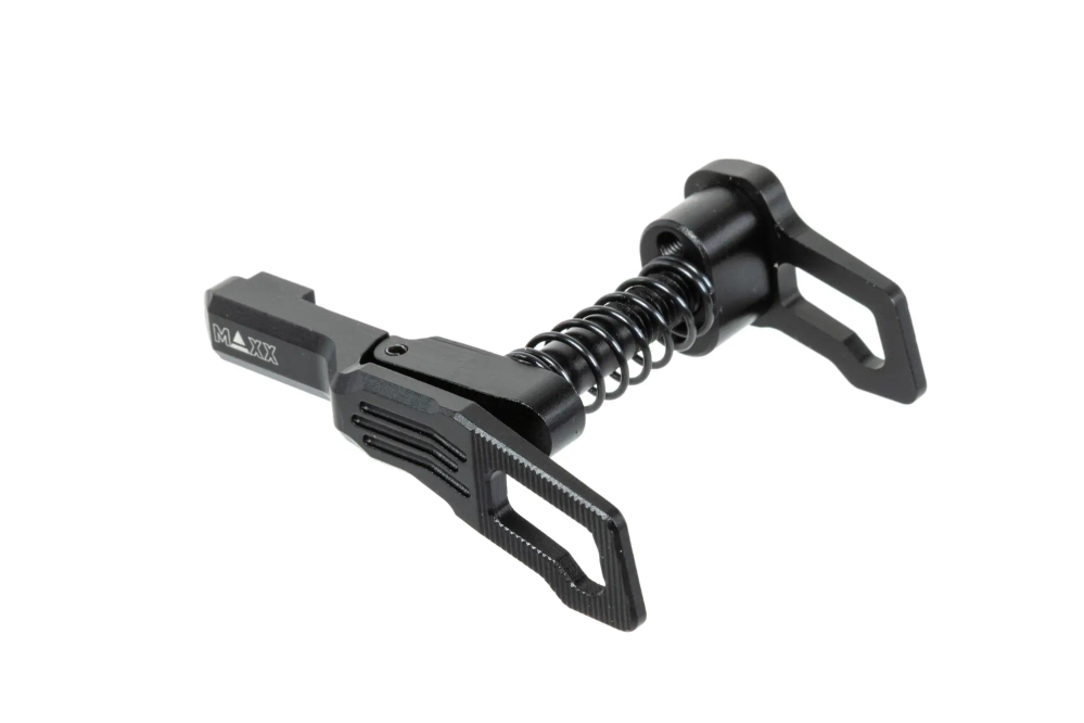 Hliníkový spoušť zásobníku Maxx Model Advanced typ B pro repliky MTW M4 černý