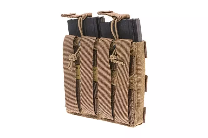 Cargador superior doble abierto para cargadores M4/M16 - marrón coyote