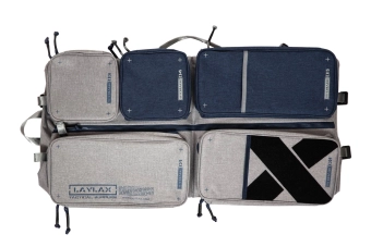 Container Gun Case - Grey / Navy