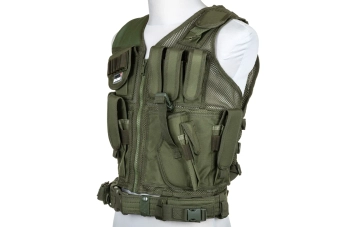 Kamizelka taktyczna Cybergun Swiss Arms Tactical BT-4 Oliwkowa