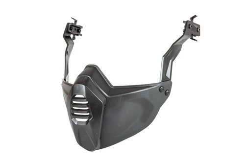 Media máscara para cascoy casco- negro