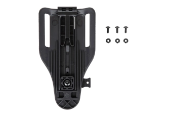 Regulowana płetwa kabury Wosport Czarna