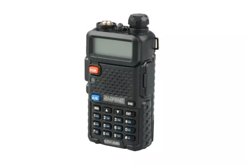 Baofeng UV-5R radio de mano de dos canales - batería corta (VHF / UHF)