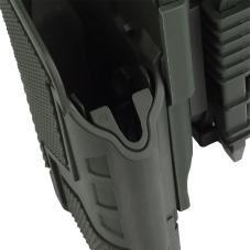 Funda universal Wosport para pistolas con linterna X300A GB-81 en color oliva