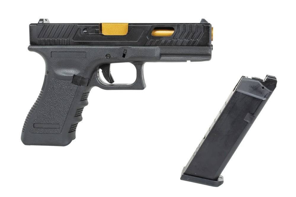 East Crane EC-1104 airsoft pistol Black and gold