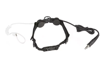 Throat-Mic with Earpiece - Transparent