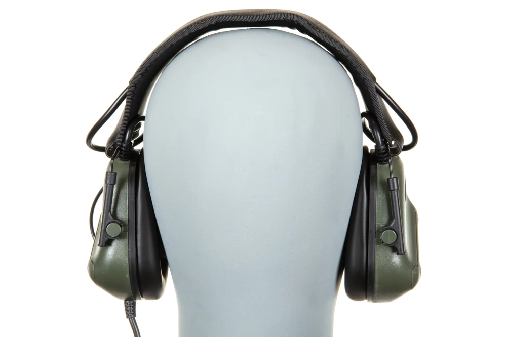 Taktická náhlavní souprava Wosport HD-08 Gen. 5 Olive