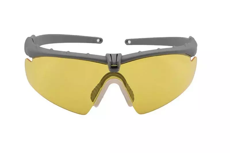 Lunettes tactiques - Gris / Jaune
