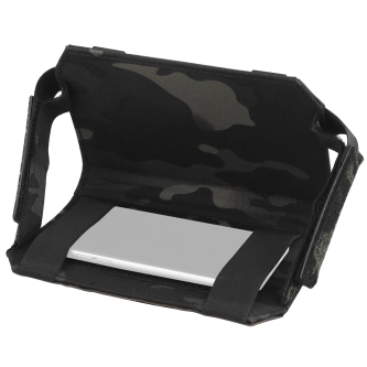 Funda táctica para teléfono Wosport MC Black con soporte plegable