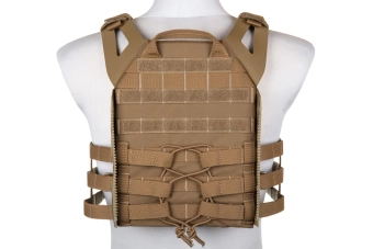 Chaleco plate carrier Ape Force Gear JPC 2.0 Marrón coyote