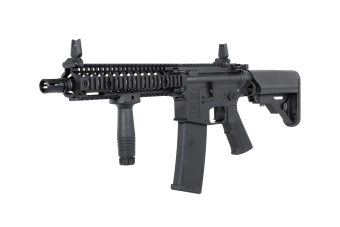 Specna Arms Daniel Defense® MK18 SA-P19 Prime™ Aster II ETU airsoft Carbine with Single Fire Only Brushless Motor Black