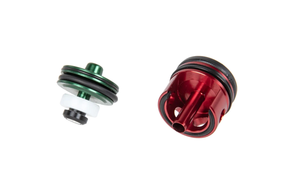 TopMax ERGAL CNC DMR luchtremzuiger en cilinderkop kit (zwart PAD)