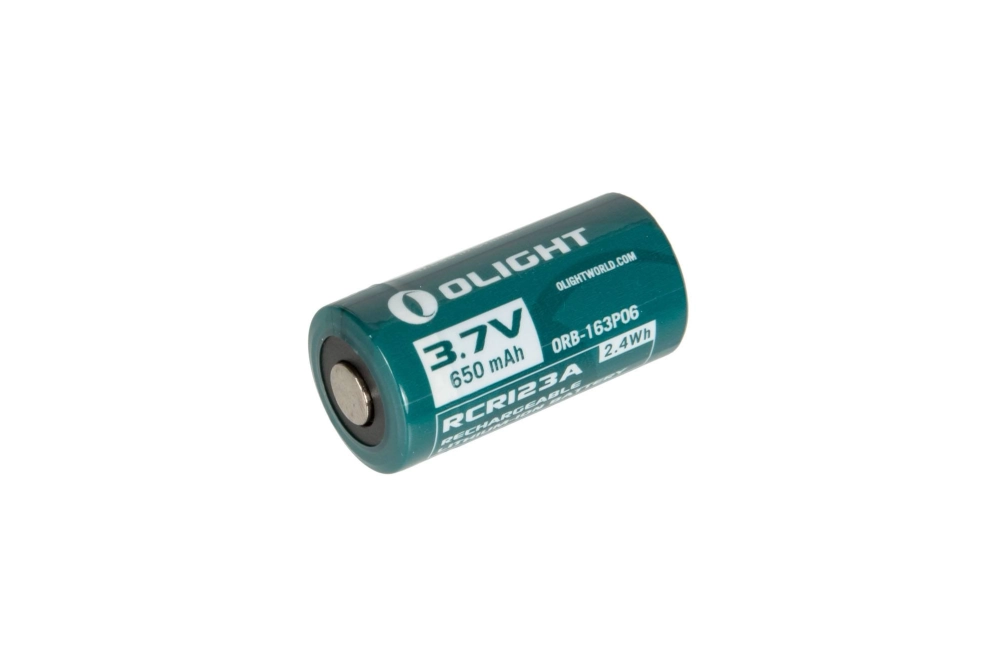 3.7V RCR 123A 650mAh Battery