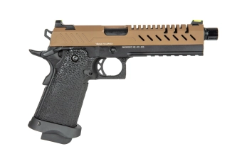 Airsoft pistole Vorsk hi-capa 5.1 - tan/black