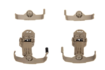 Adapter słuchawek typu Comtac na szyny typu Team Wendy (Typ AMP) - Dark Earth