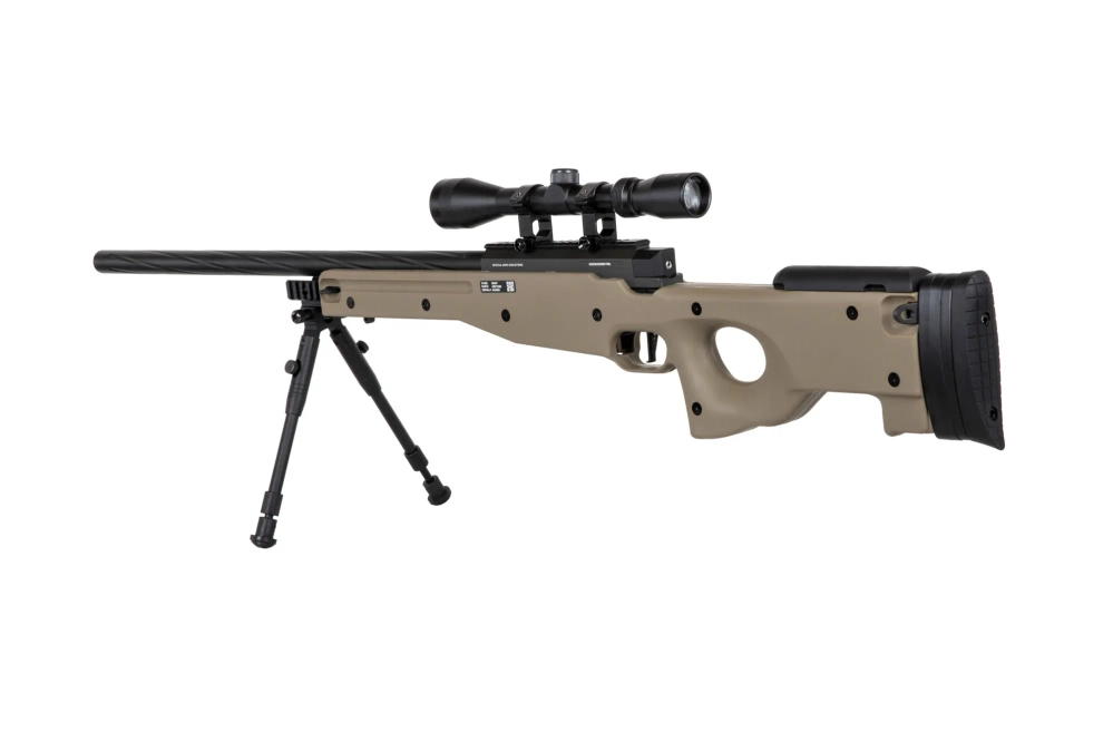 Réplique de sniper Specna Arms SA-S11 EDGE™ avec lunette et bipied Tan