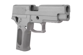 Esqueleto y cerradura para réplicas P226 - plata