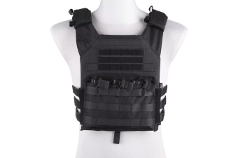 Rush Plate Carrier Tactical Vest - Black