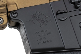 Specna Arms RRA SA-E24 HAL ETU™ Chaos Bronze airsoft puškaa s oranžovým vypouštěcím zařízením