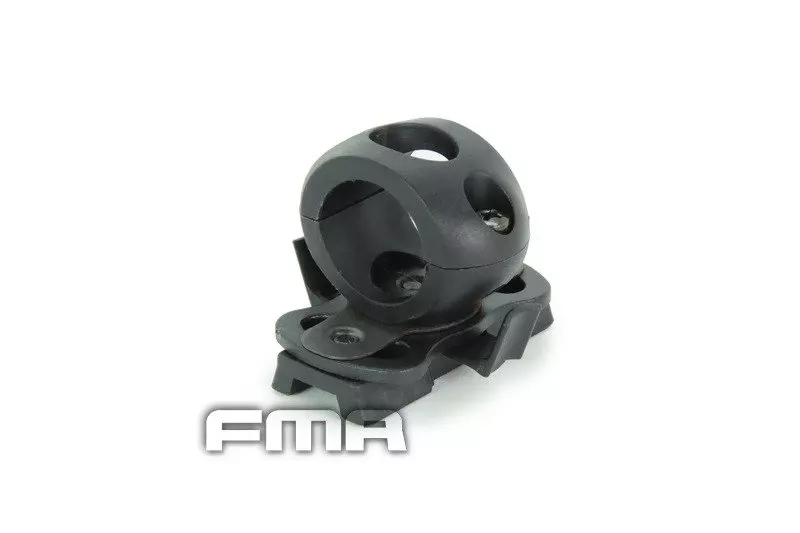 0.83' / 21 mm Flashlight helmet mount – black