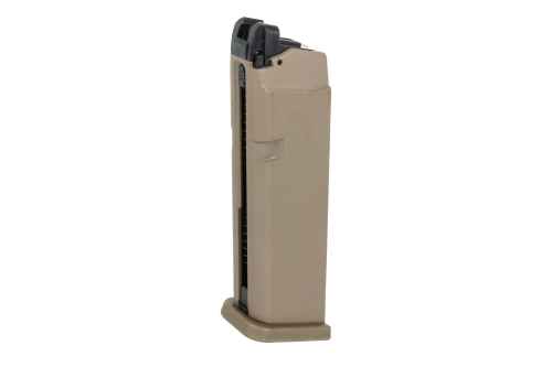 Groen gas magazijn 24 East Crane luchtkogels voor Glock 17/18/34 type replica's MA011 Flat Dark Earth