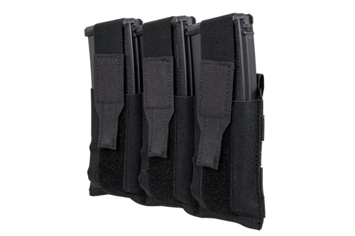 Drievoudige magazijnlader met klep Wosport Black