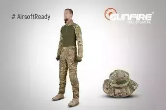 Zestaw #AirsoftReady - Mundur Combat Set + kapelusz