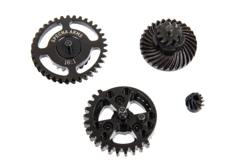 Specna Arms CNC geskeletste helicoïdale tandwielset 16:1